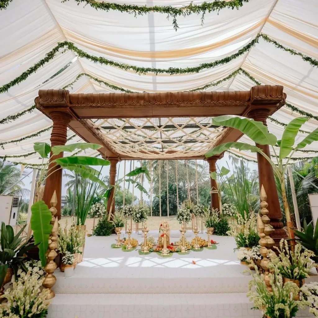 Tropical Wedding Pavilion Design