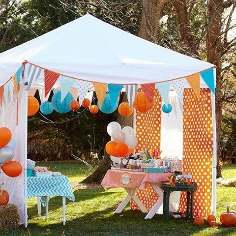Vibrant Kids' Party Tent