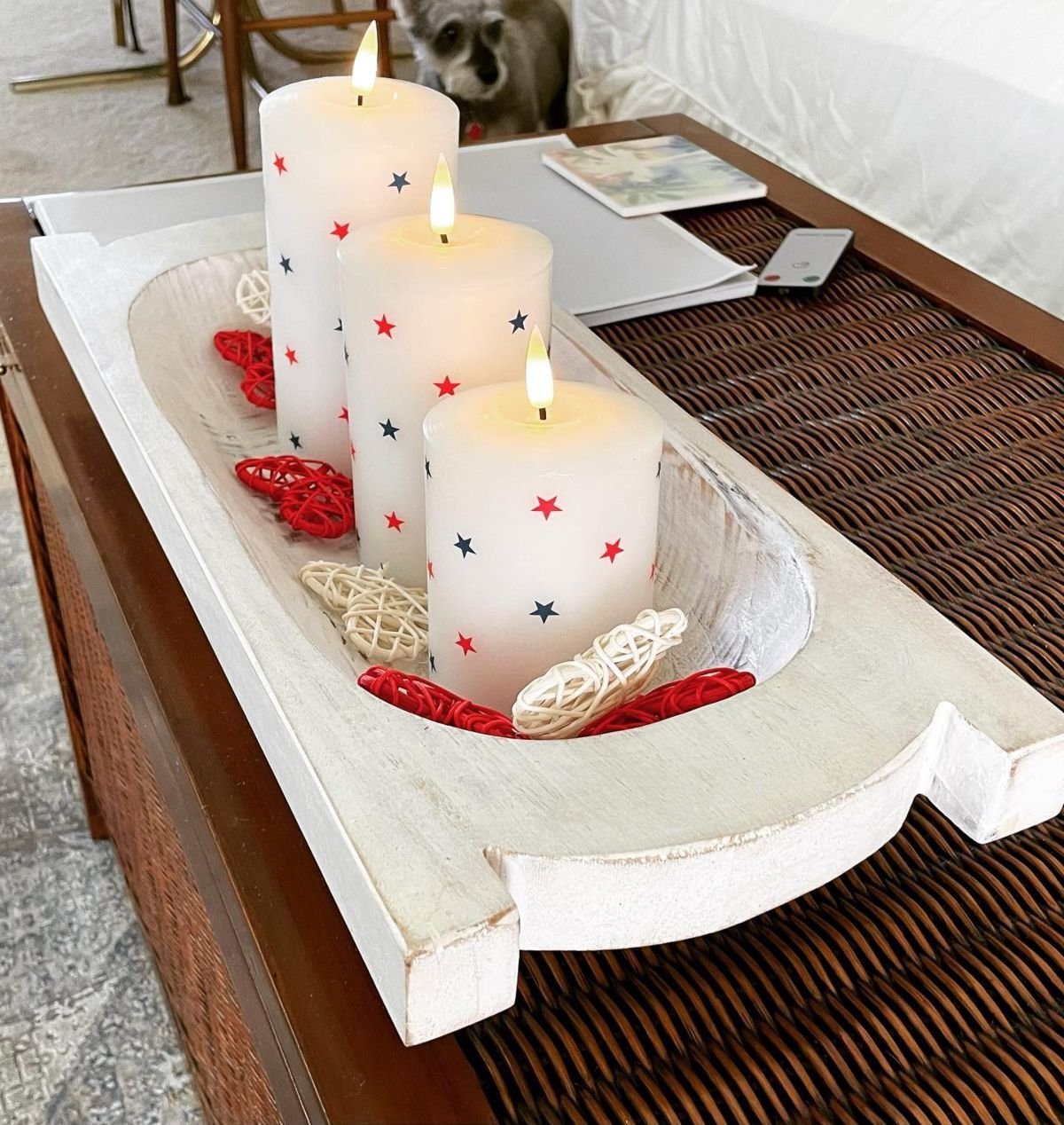America the Beautiful Candles