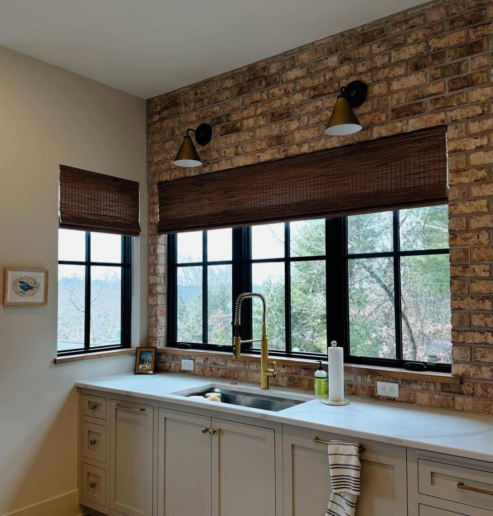 Bamboo Shades for Rustic Kitchens