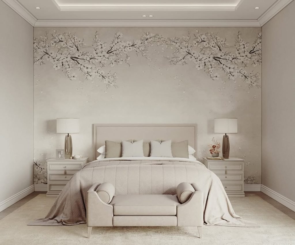 Botanical-Inspired Bedroom Retreat