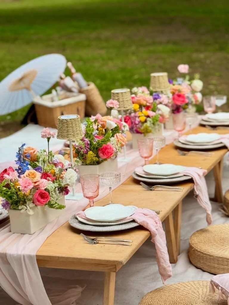 Charming Outdoor Picnic Setup
