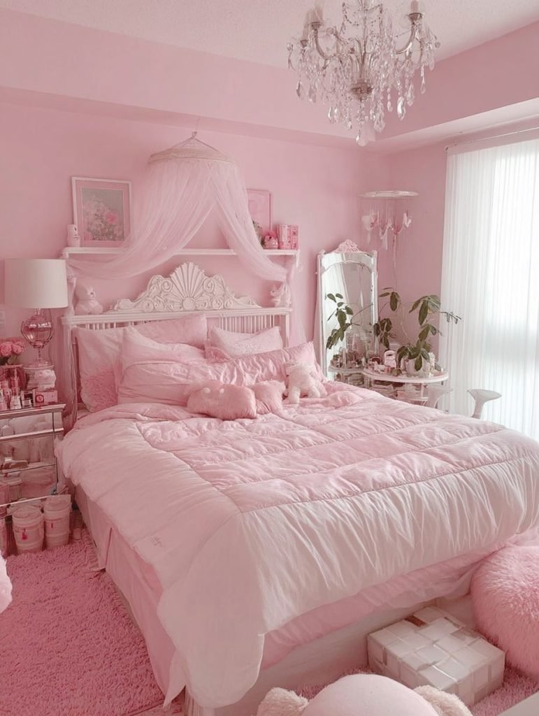 Charming Pink Fantasy Space