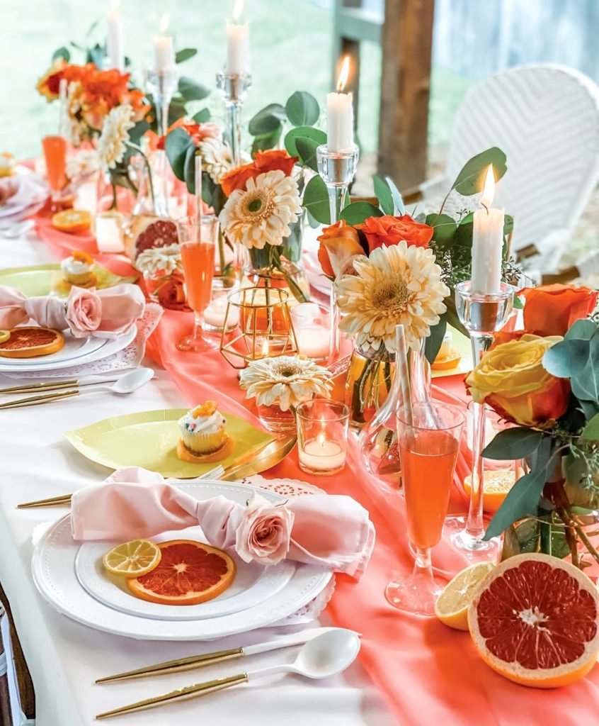 Citrus-Inspired Summer Tablescape