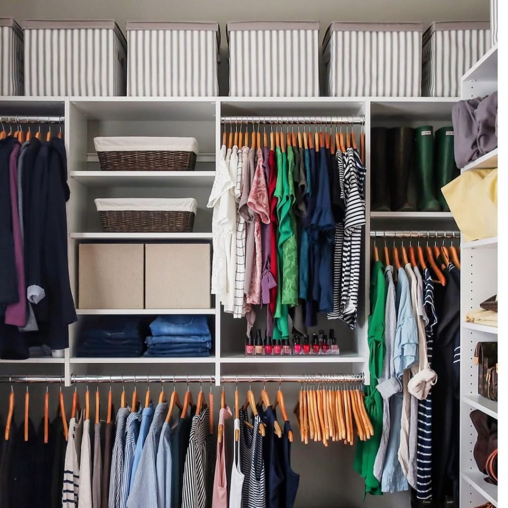 Color-Coded Outfit Organization