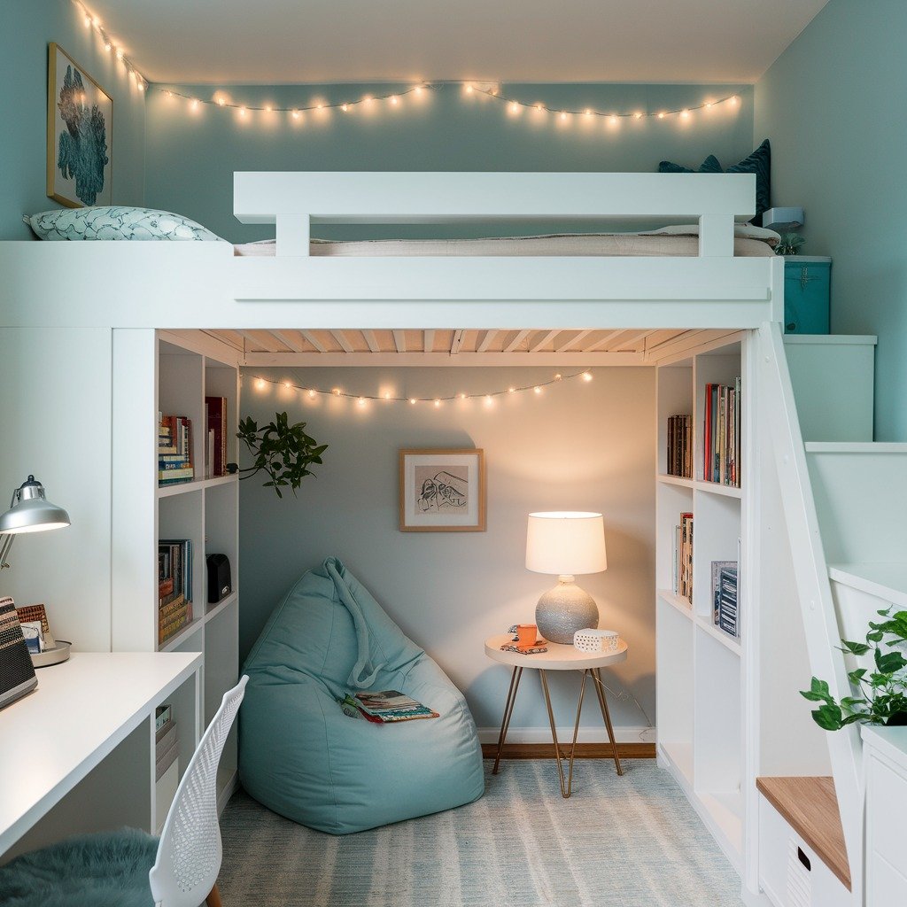 Compact Reading Corner Design
