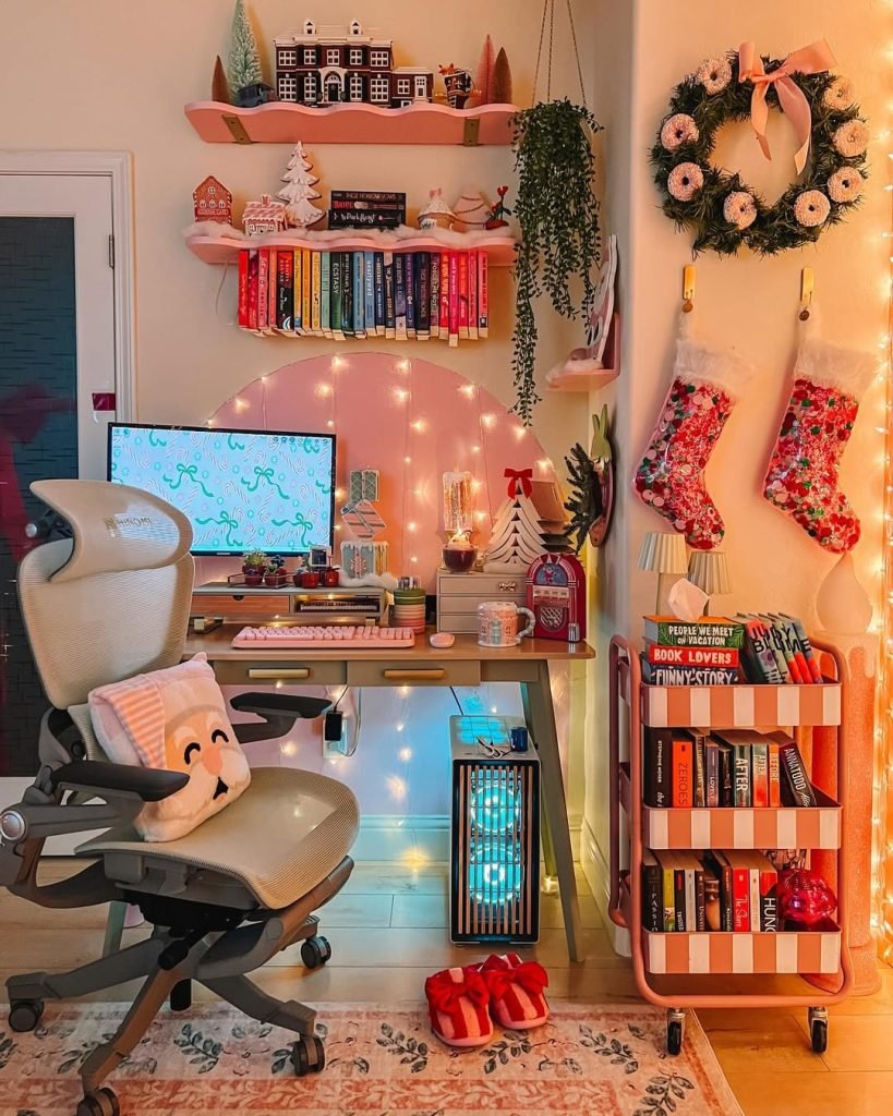 Cozy Holiday Reading Nook