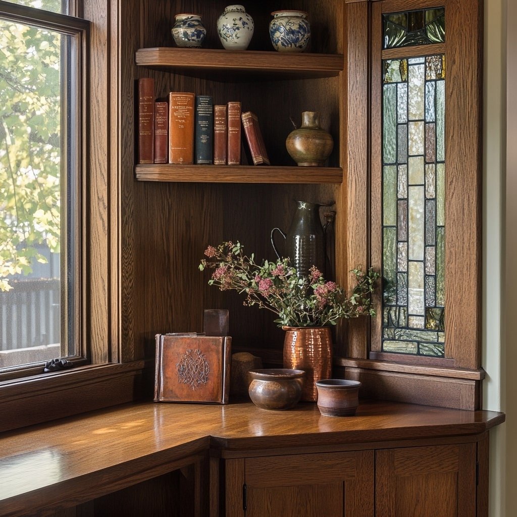 Craftsman Built-in Display Design