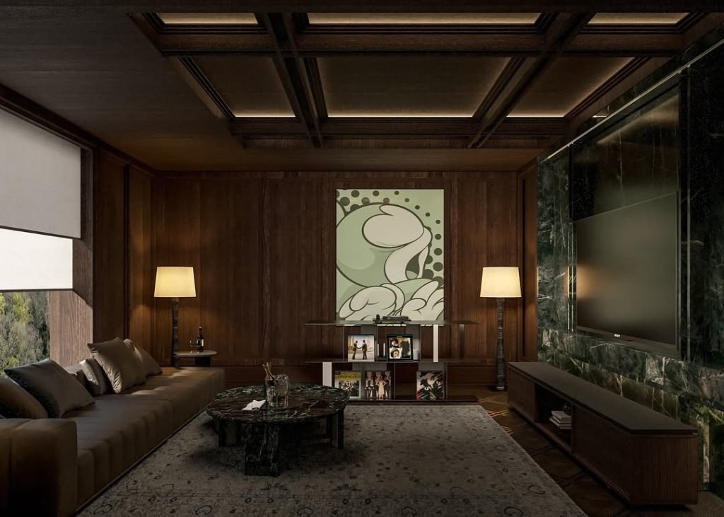 Elegant Media Room Design