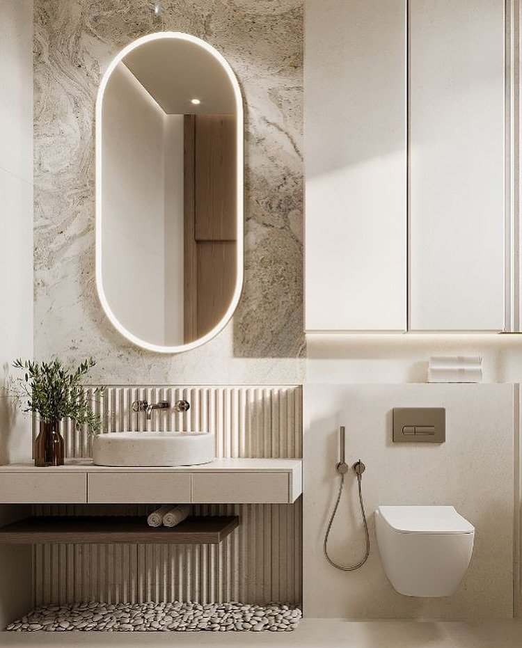Elegant Stone Bathroom Retreat