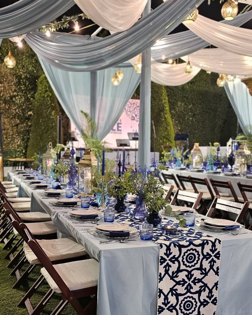 Enchanting Tent Celebration Setup