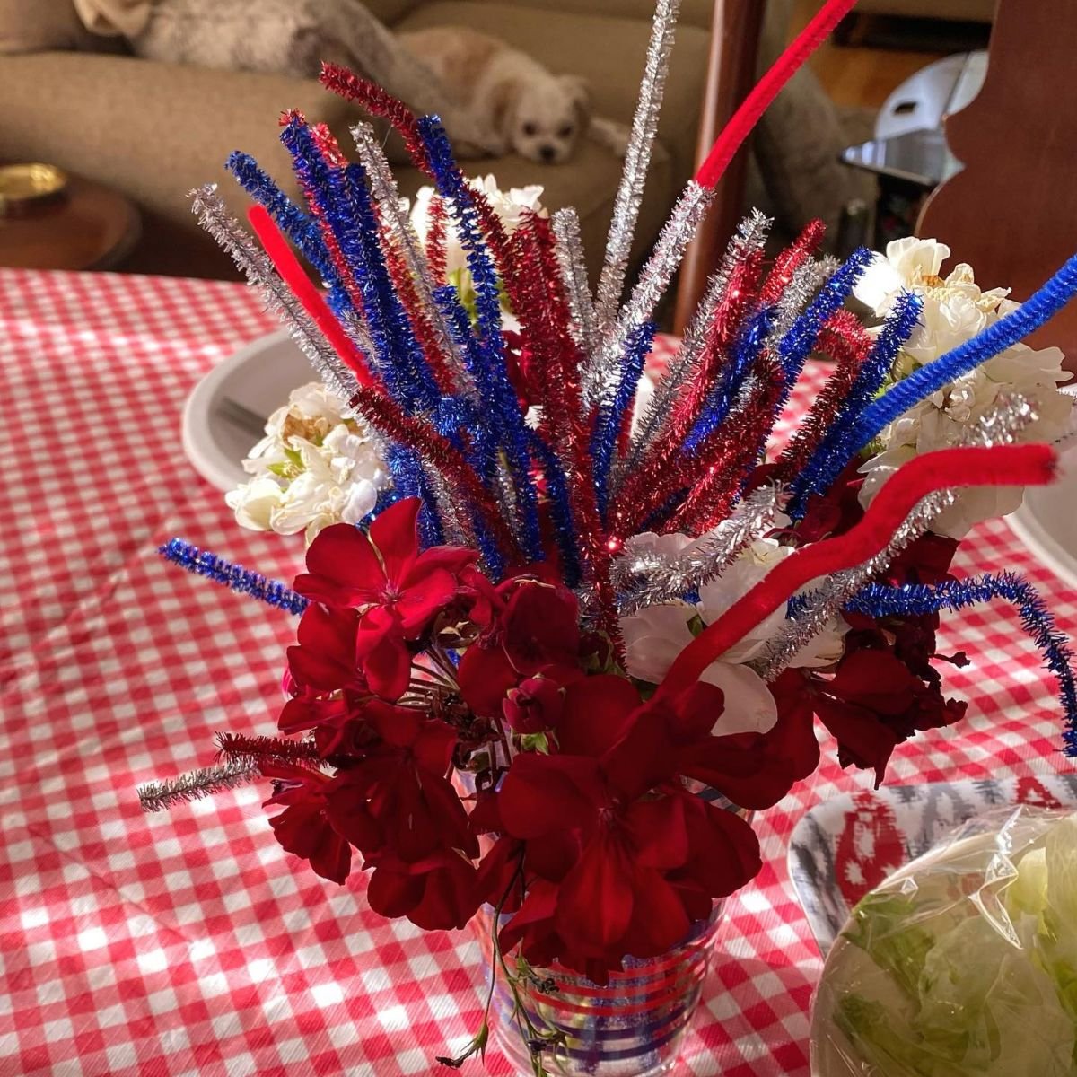 Festive Pipe Cleaner Arrangement