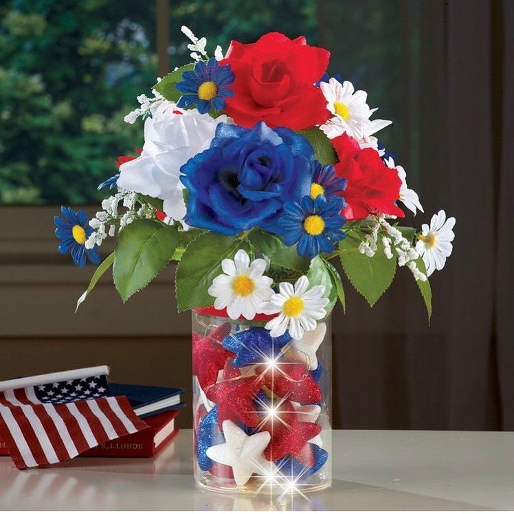 Floral and Star Decor