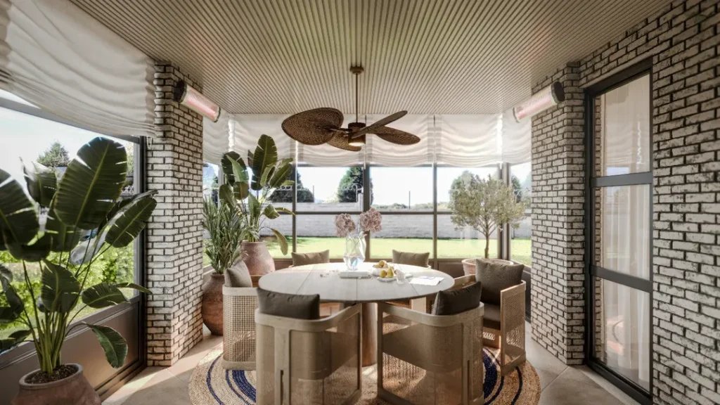 Garden-Inspired Dining Space