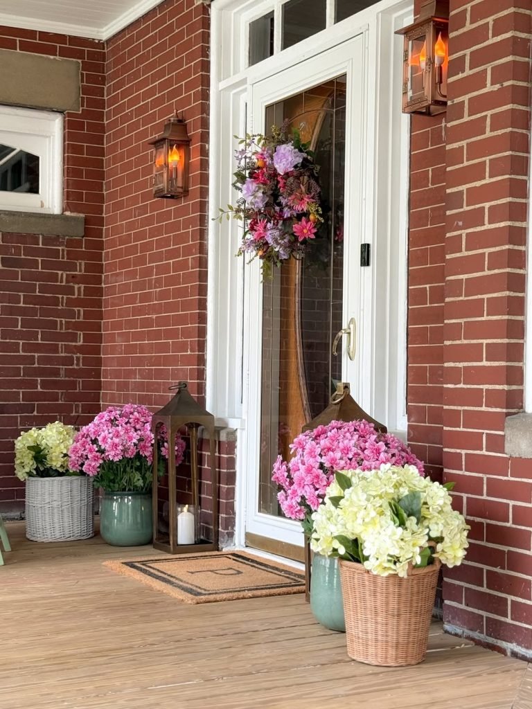 Inviting Brick Entryway