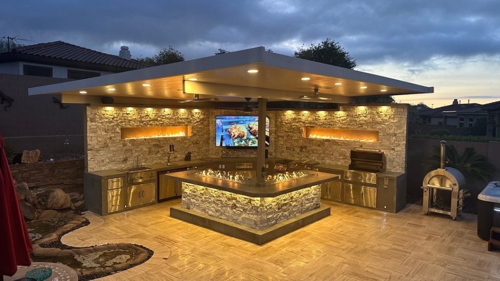 Luxury Outdoor Entertainment Hub