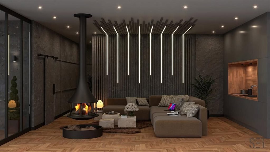 Modern Fireside Retreat