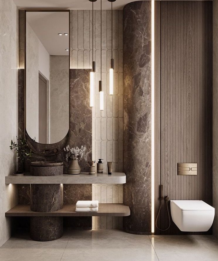 Modern Marble Retreat