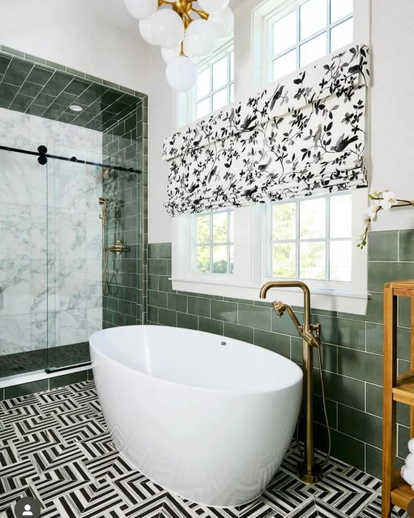 Nature-Inspired Bathroom Elegance