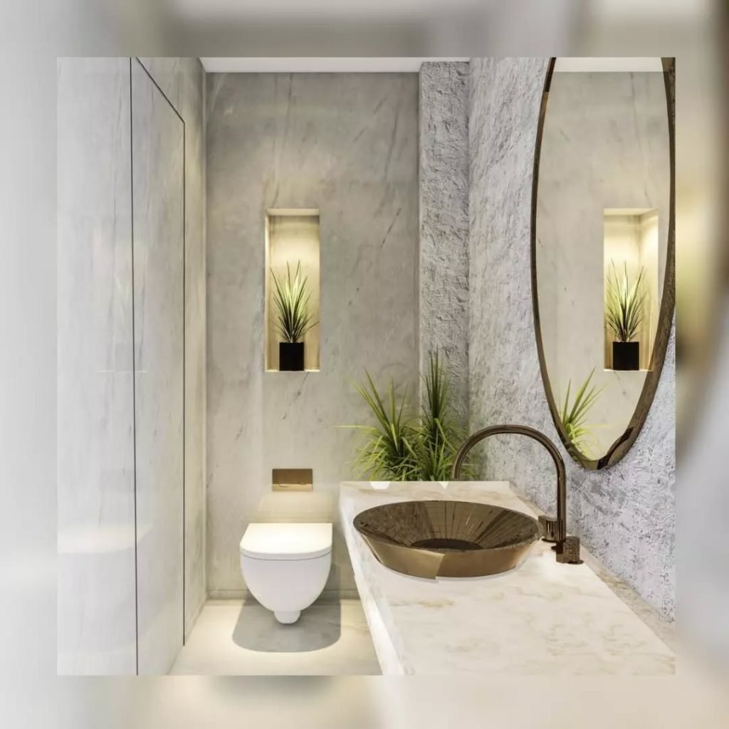Opulent Marble and Gold Retreat