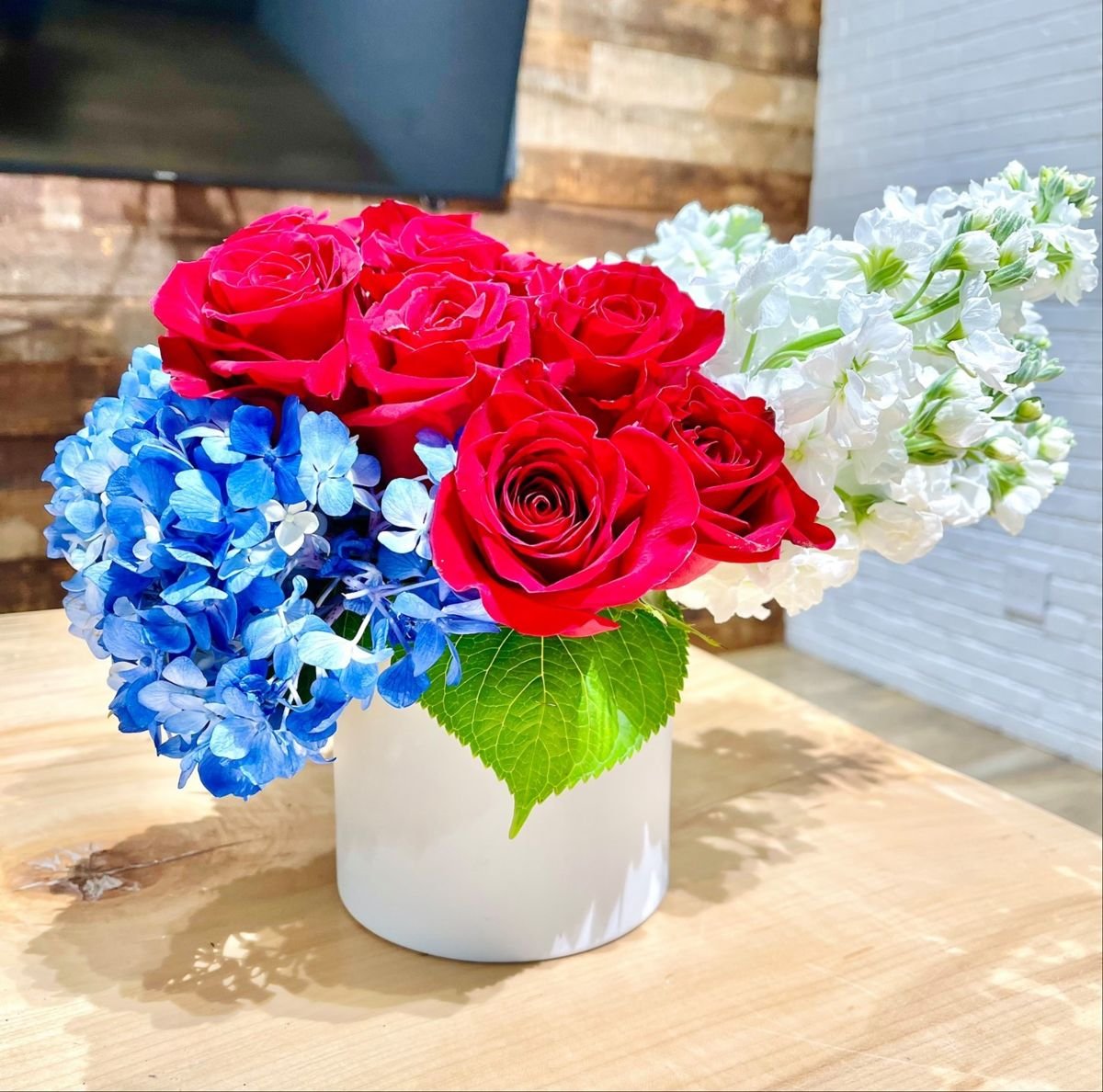 Red, White, and Blue Blooms