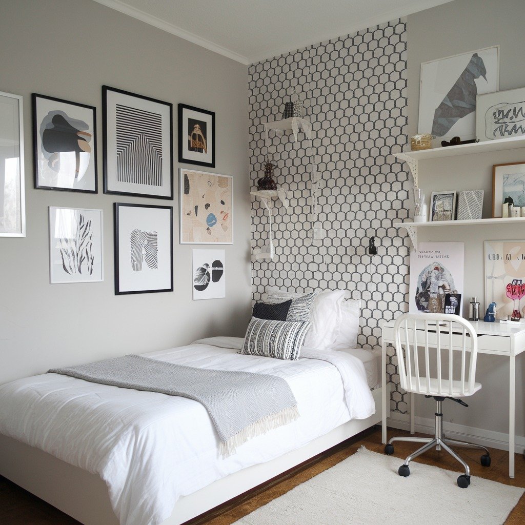 Sleek Gallery Workspace Design