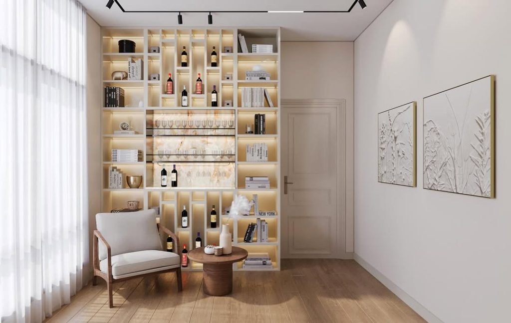 Sophisticated Wine Tasting Space