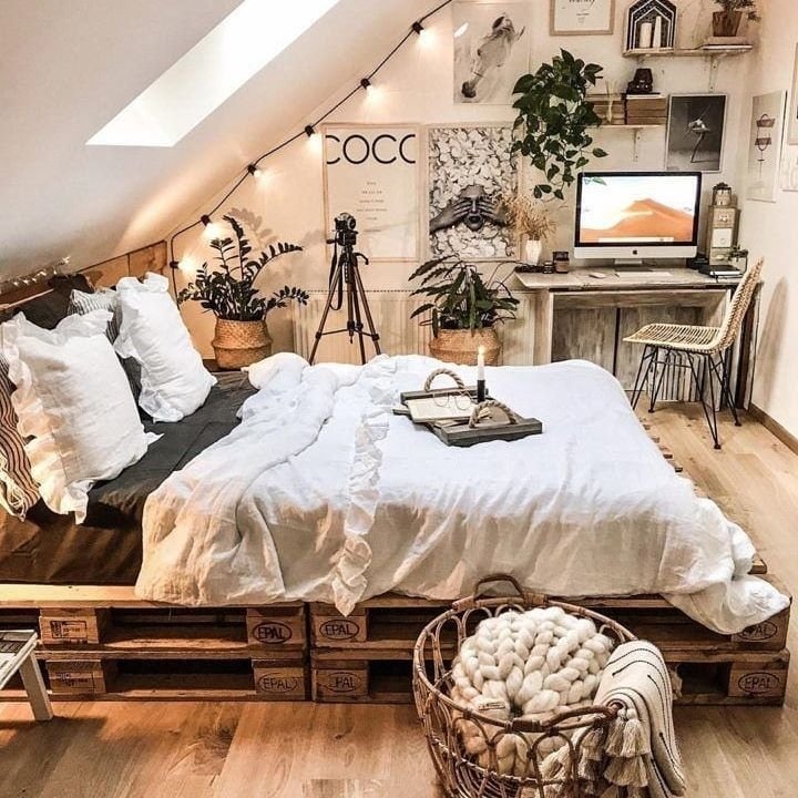 Stylish Attic Studio Design