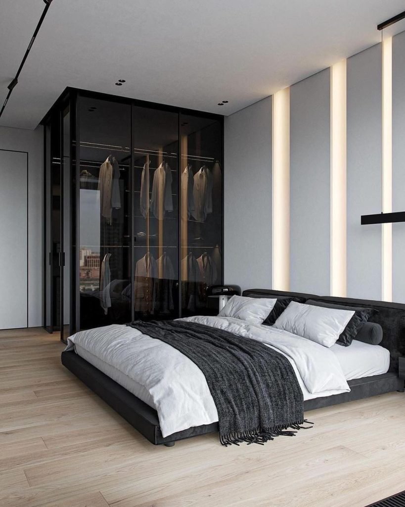 Transparent Wardrobe Elegance