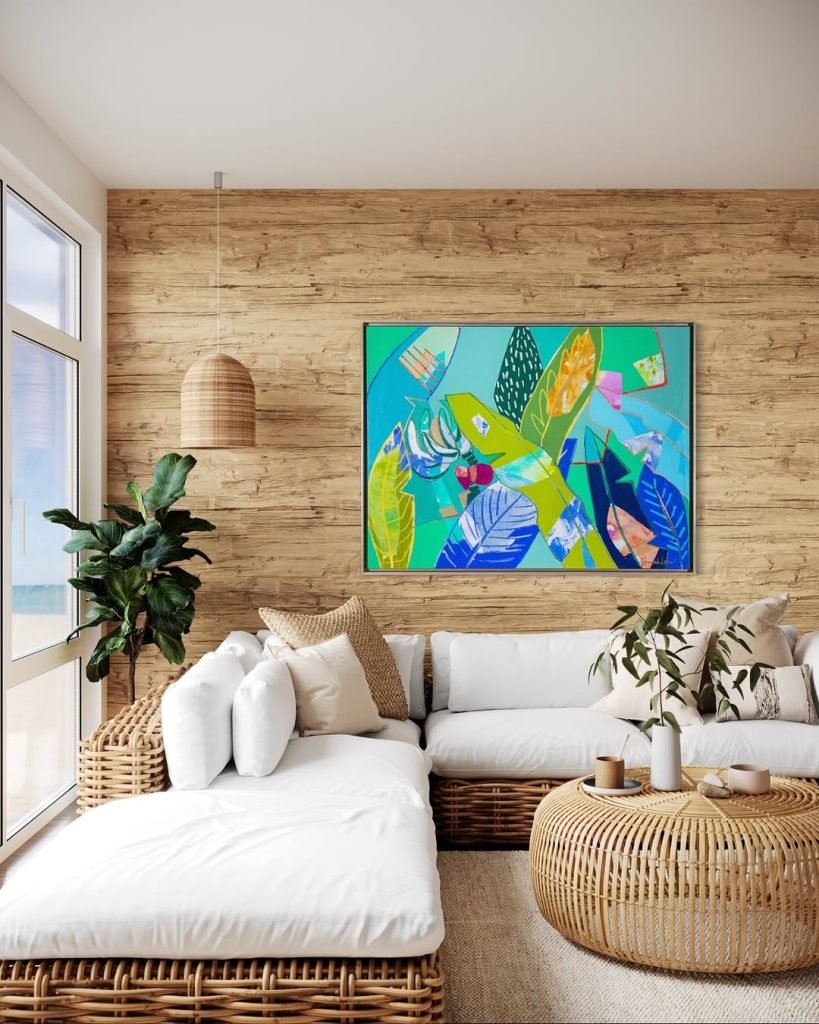 Tropical-inspired Living Space
