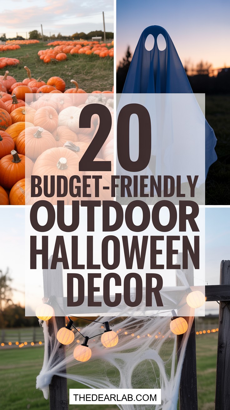 20 Affordable Outdoor Halloween Decor Ideas