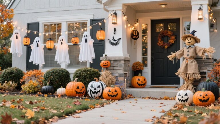 20 Affordable Outdoor Halloween Decor Ideas