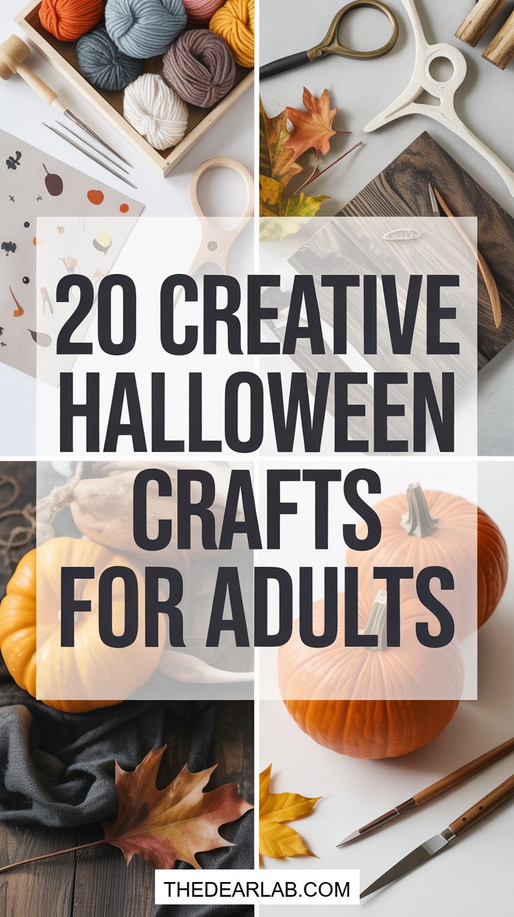 20 Easy Halloween Crafts for Adults