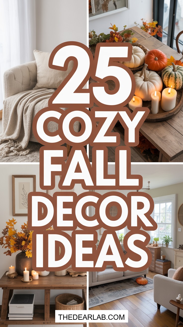 25 Cozy Fall Apartment Decor Ideas