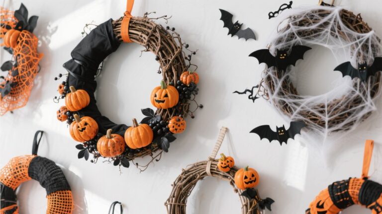 27 Easy DIY Halloween Wreath Ideas