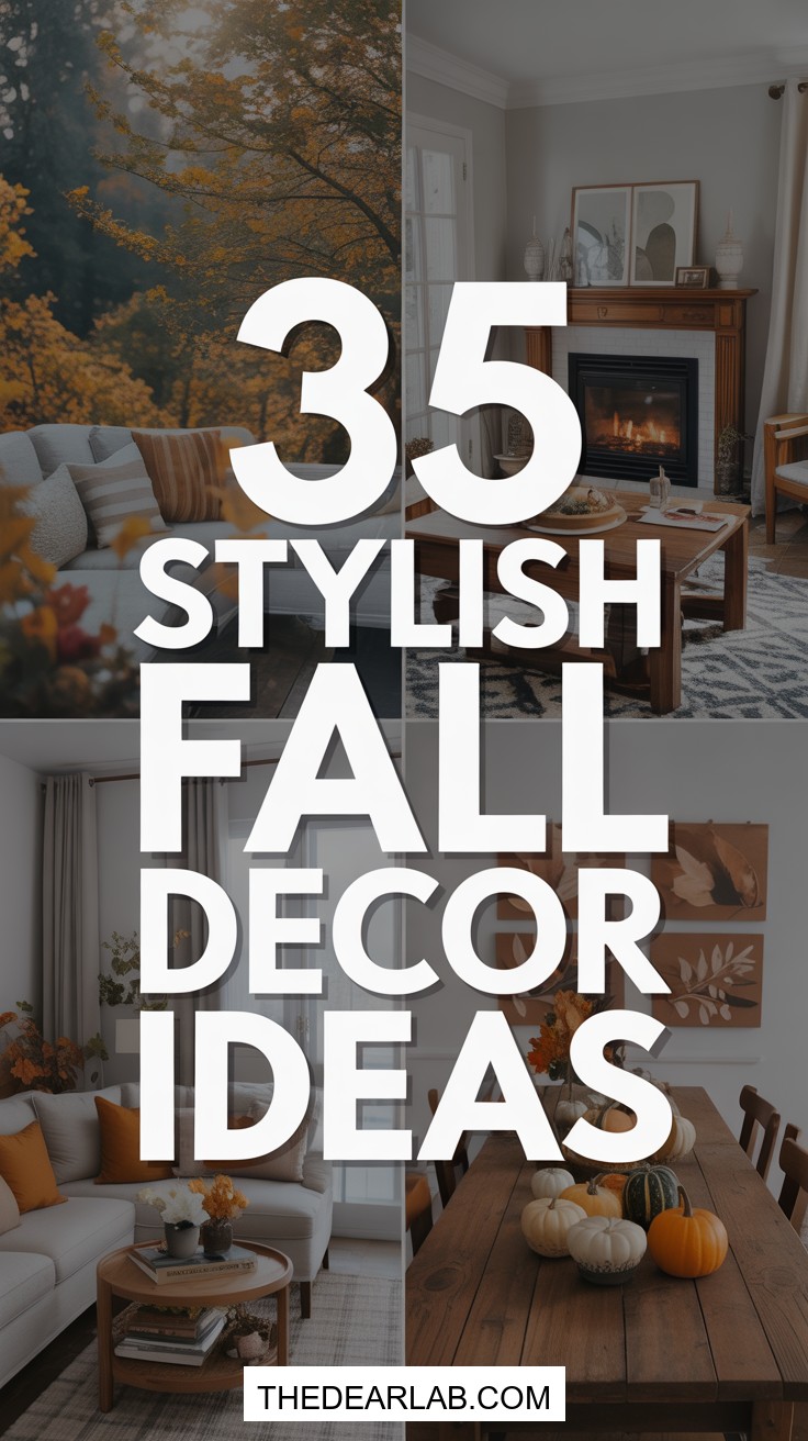 35 Cozy Fall Home Decor Ideas
