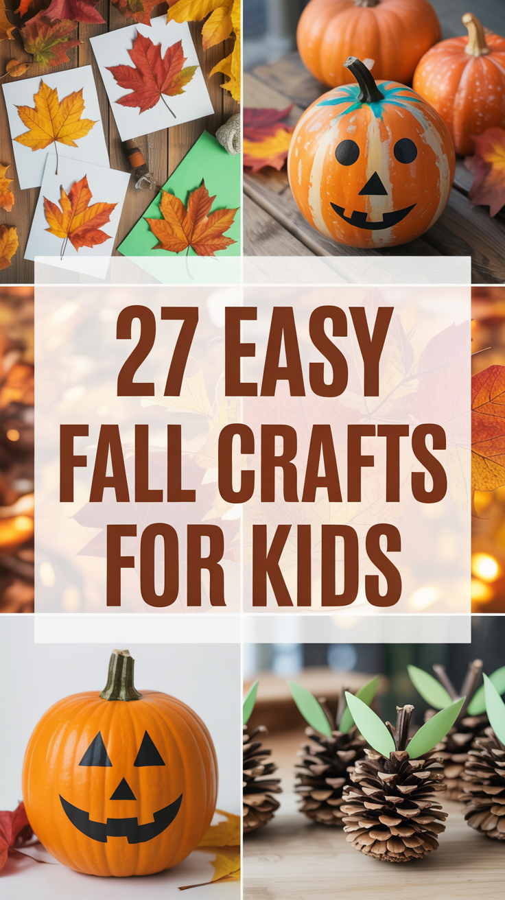 27 Easy Fall Crafts for Kids