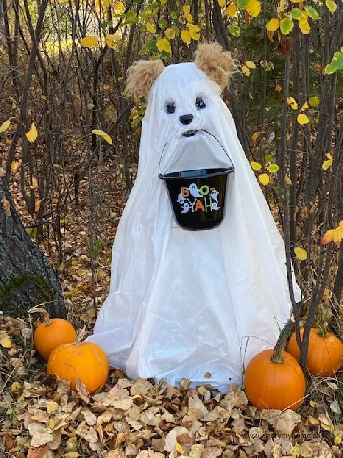 Adorable Ghost Dog Decor