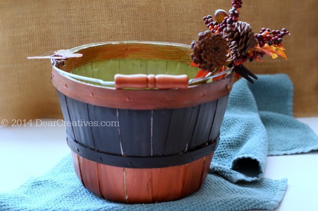Apple Bucket Decoration