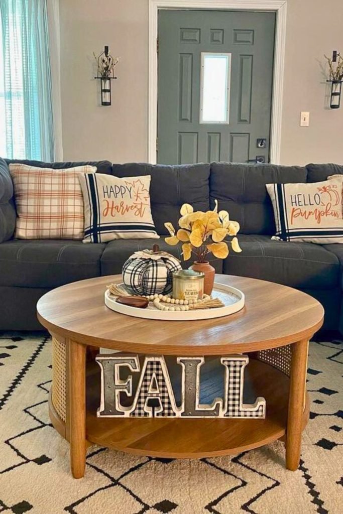 Autumn Coffee Table Decor