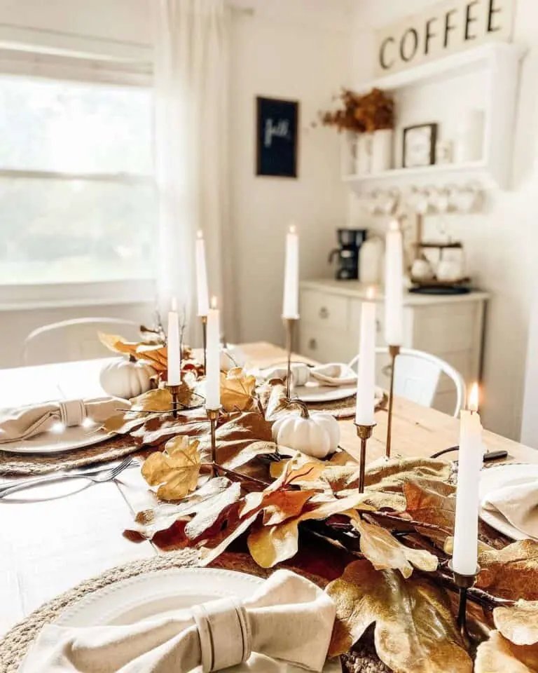 Autumn Dining Room Decor