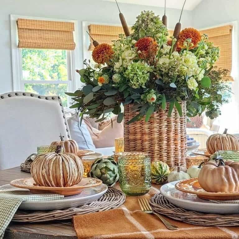 Autumn Floral Centrepieces