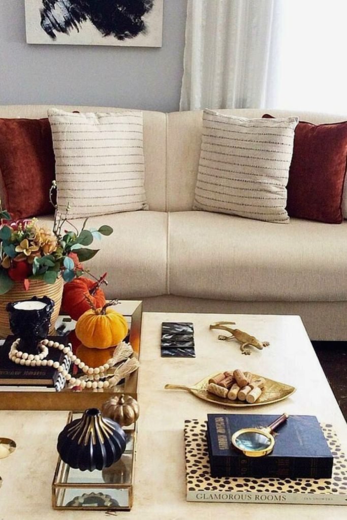 Autumn Living Room Touches
