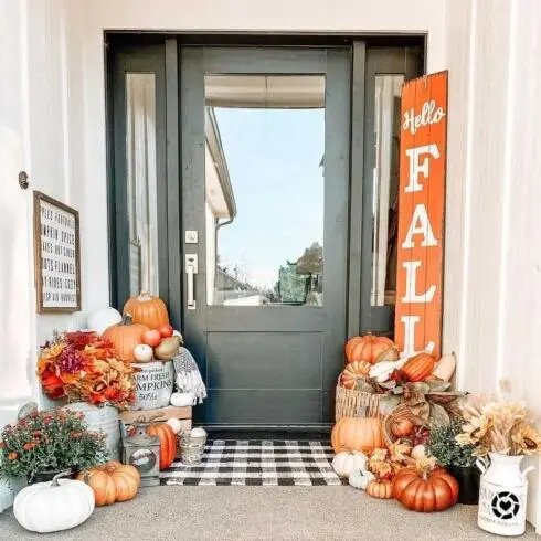 Autumn Porch Display