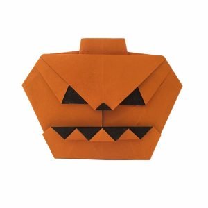 Beginner Origami Jack-O-Lantern