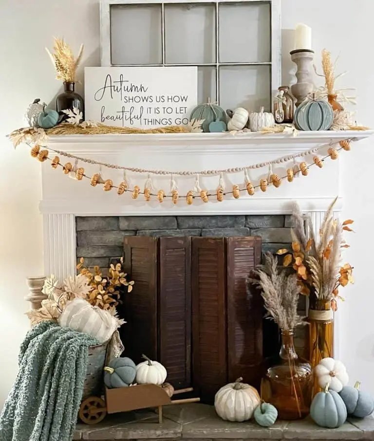 Blue and Fall Color Blend