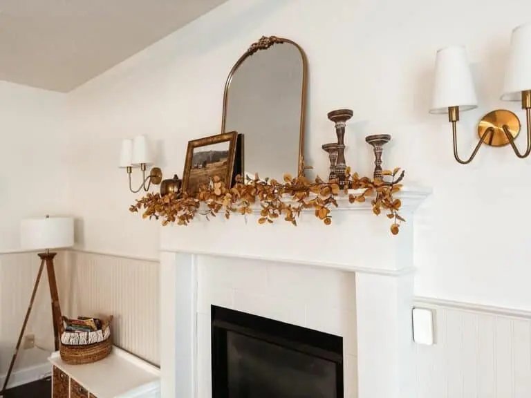 Brass Sconces for Fall Decor