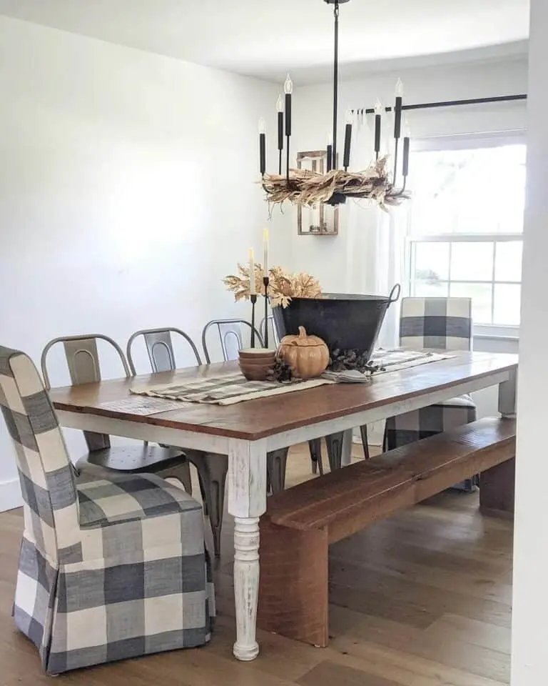 Buffalo Plaid Fall Décor