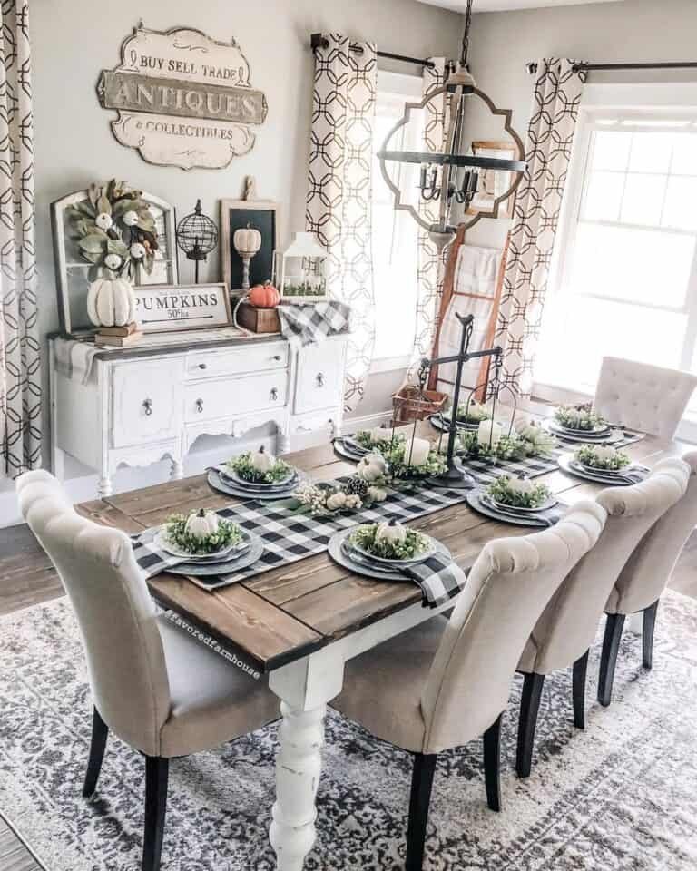 Buffalo Plaid with Pumpkins
