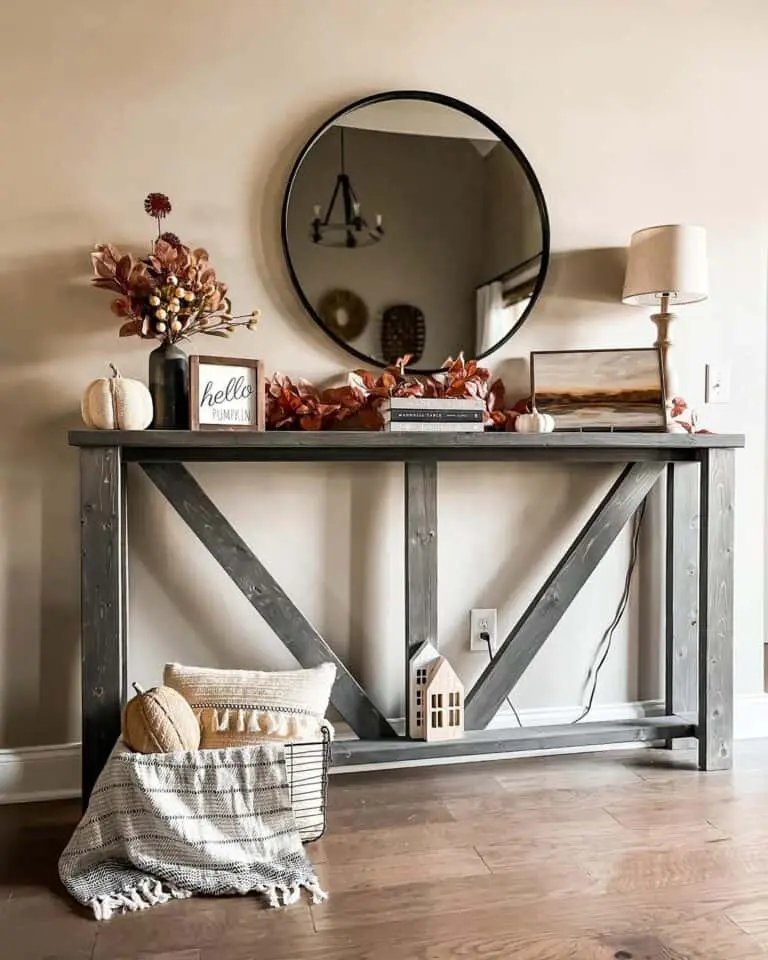 Burnt Orange Fall Decor